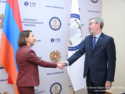 Armenian Ombudsperson and Swedish Ambassador discuss cooperation
