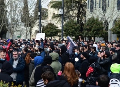 Թբիլիսիում բողոքի ակցիա է տեղի ունեցել վառելիքի գների բարձրացման դեմ