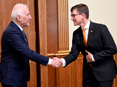 President, envoy exchange views on deepening Armenia- Netherlands cooperation