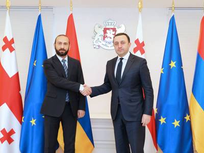 Armenia FM presents situation in Karabakh village of Parukh to Georgian Prime Minister