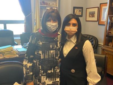 Armenia opposition MP in Washington, meets with Congresswoman Jackie Speier