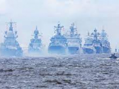 Russia warships conduct exercises in Mediterranean