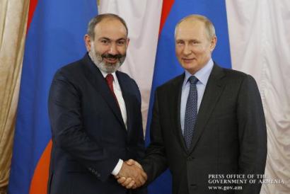 Նիկոլ Փաշինյանը շնորհավորական ուղերձ է հղել ՌԴ նախագահ Վլադիմիր Պուտինին