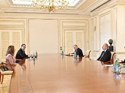 Azerbaijan president receives Council of Europe, ICMP heads