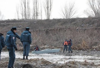 Search for person who fell into Armenia river continues