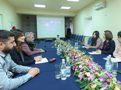 Քրիստիննե Գրիգորյանը գերմանական IRZ հիմնադրամի հետ քննարկել է համագործակցության ուղղություններ
