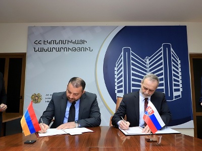 Армения и Словакия подписали Соглашение об экономическом сотрудничестве
