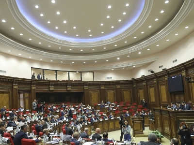 Armenia legislature opposition not in attendance to government program debates