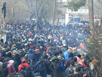 Incident with migrants at Turkish-Greek border