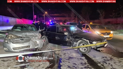 Երևանում բախվել են Toyota Camry-ն ու BMW-ն. կան վիրավորներ. BMW-ի վարորդը եղել է ոչ սթափ
