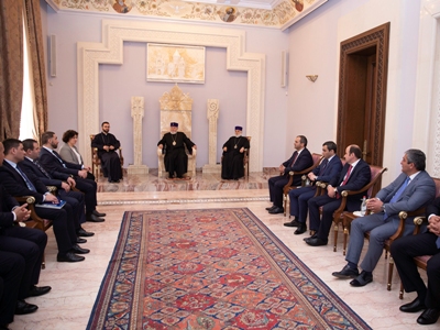 Ամենայն Հայոց Կաթողիկոսն ընդունել է Վրաստանի գլխավոր դատախազին