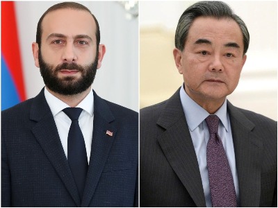 Armenia, China FMs discuss Artsakh issue