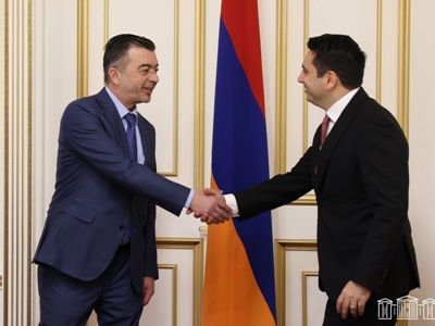 Председатель НС принял делегацию во главе с руководителем группы дружбы Иордания-Армения