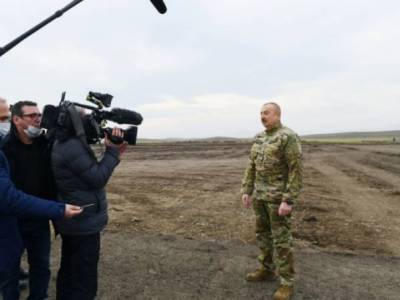 Алиев посетил оккупированный Шуши в канун V съезда азербайджанцев мира