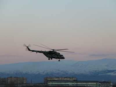 Russia military aviation in Armenia carries out training flights