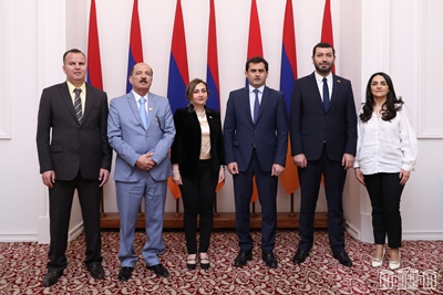 Հակոբ Արշակյանն ընդունել է Սիրիայի խորհրդարանի Սիրիա-Հայաստան բարեկամության խմբի պատվիրակությանը