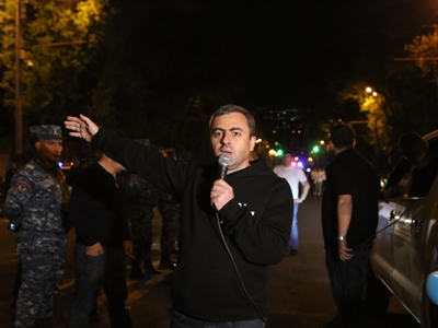 Opposition information rally ends in Yerevan