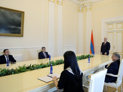 Նախագահական նստավայրում տեղի է ունեցել 9 դատավորների երդման արարողություն