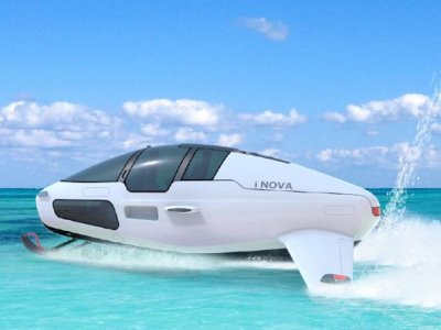 Стартап iSpace2 построил первый в мире катер-субмарину на подводных крыльях