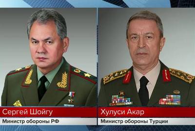 Russian and Turkish defense ministers discuss current situation in Ukraine