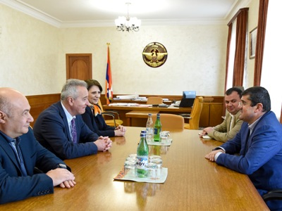 Президент Арцаха принял делегацию Американского университета Армении