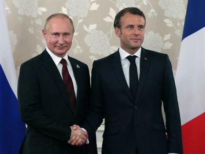 Путин и Макрон обсудили Украину
