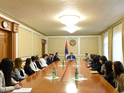Արցախի նախագահը հանդիպել է «Քաղաքացիական միացյալ դաշինք» կուսակցության ղեկավար կազմի հետ