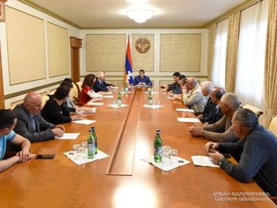 Արցախի նախագահն ընդունել է «Արցախի փրկություն» շարժման մի խումբ անդամների