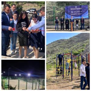 Յունիբանկի աջակցությամբ վերակառուցվեց սահմանամերձ Նռնաձոր գյուղի բացօթյա մարզադաշտը