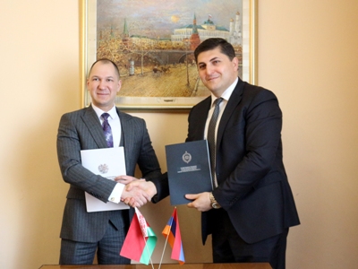 «Փորձաքննությունների ազգային բյուրոյի» և Բելառուսի Դատափորձագիտական պետական կոմիտեի կենտրոնի միջև կնքվեց պայմանագիր