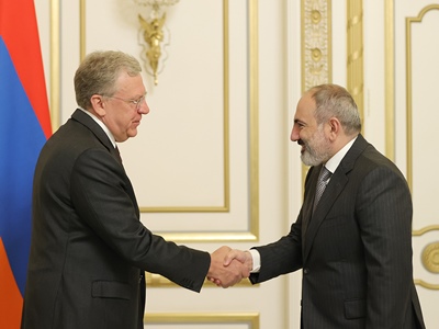 Armenia PM receives Chairman of Russian Accounts Chamber Aleksei Kudrin