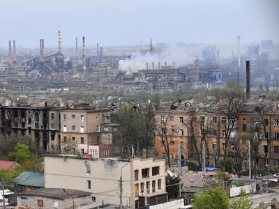Russian military open humanitarian corridor in Azovstal
