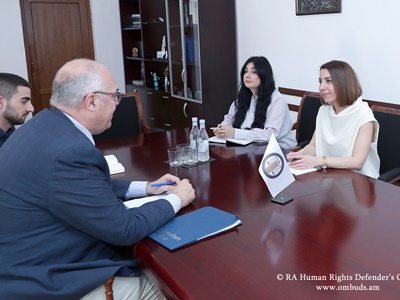 ՄԻՊ-ն ընդունել է Freedom House միջազգային իրավապաշտպան կազմակերպության Եվրոպայի ու եվրասիական ծրագրերի տնօրենին