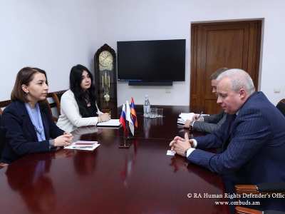 Armenian Ombudswoman and Russian Ambassador discuss release of Armenian captives held in Azerbaijan