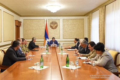 Իշխանության և ժողովրդի համար խիստ անընդունելի է Արցախի հայերի մասին Շառլ Միշելի ձևակերպումը․ Արցախի նախագահը՝ ԱԽ նիստին