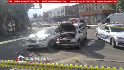 Երևանում բախվել են Mazda-ն ու Opel-ը. 3 վիրավորներից երկուսը անչափահաս եղբայրներ են