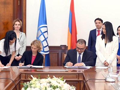 Ֆինանսների նախարարությունում ստորագրվել է «Կրթության բարելավման ծրագրի լրացուցիչ ֆինանսավորում» վարկային համաձայնագիրը