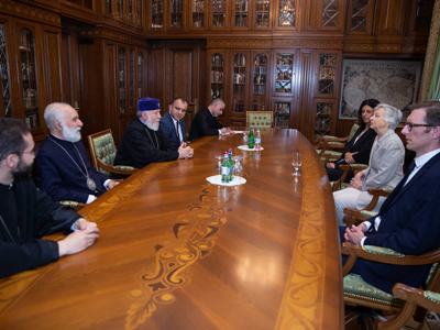 Ամենայն Հայոց Կաթողիկոսն ընդունել է Վենետիկի հանձնաժողովի նախագահին