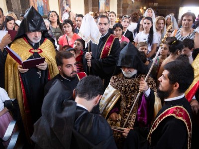 Վարդապետության աստիճանի տվչություն Օշականի Սուրբ Մեսրոպ Մաշտոց եկեղեցում