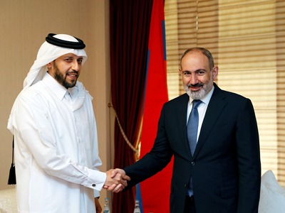 Վարչապետ Փաշինյանն ընդունել է Կատարի ներդրումային գործակալության տնօրեն Մանսուր Ալ-Մահմուդին