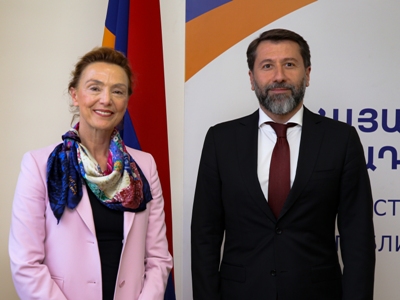 Կարեն Անդրեասյանն ընդունել է ԵԽ գլխավոր քարտուղար Մարիա Բուրիչին և բարձրացրել հայ ռազմագերիների հարցը
