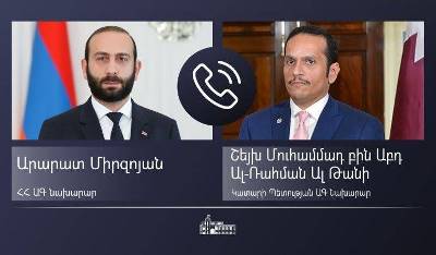 Armenian and Qatari FMs exchange opinions on regional security issues