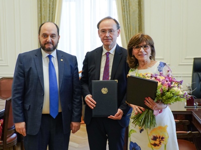 Dr. Akira Ishiyama is awarded with Armenia PM’s letter of thanks