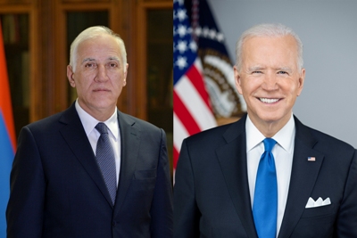 Armenia president congratulates Biden on US Independence Day anniversary