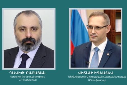 Karabakh FM holds phone talk with Transnistria counterpart
