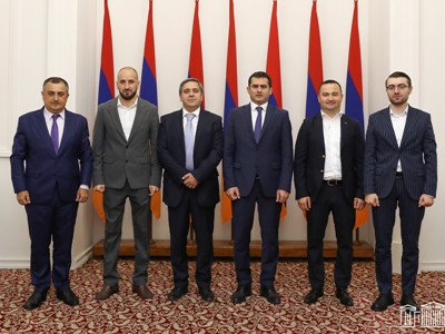 Հակոբ Արշակյանն ընդունել է Համահայկական երիտասարդական ֆուտբոլի ասոցիացիայի ղեկավարին