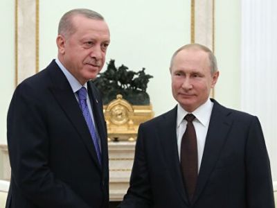 Путин и Эрдоган обсудили Сирию и «зерновой вопрос»