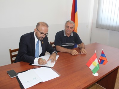 Armenia signs memorandum with Iraqi Kurdistan Mine Action Agency