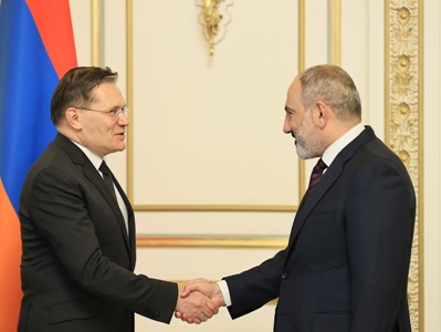 Премьер-министр принял генерального директора российской государственной корпорации по атомной энергии «Росатом»