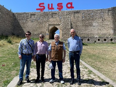 Russia envoy to Azerbaijan visits occupied Armenian Shushi city of Artsakh